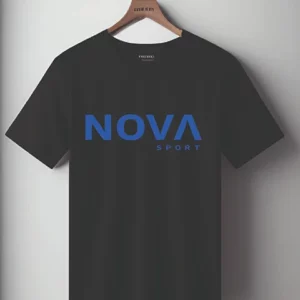 NS T-Shirt Black and Blue