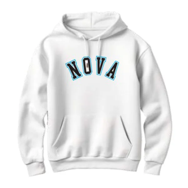 Nova Sport Hoodie White and Blue